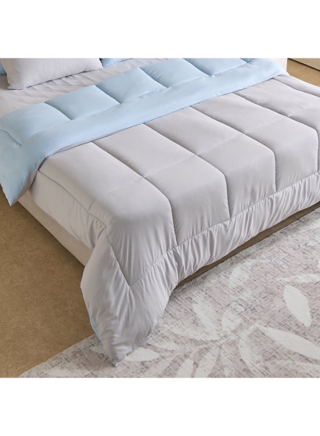 Home Box Reversible Microfiber King Comforter Set for Adults - Image 4